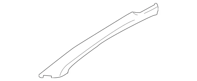 23069036259F24 - Body: Windshield Pillar Trim for Mercedes-Benz Image