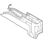 5W3Z54045A36AAB - Body: Center Console for Ford: Crown Victoria | Mercury: Grand Marquis Image