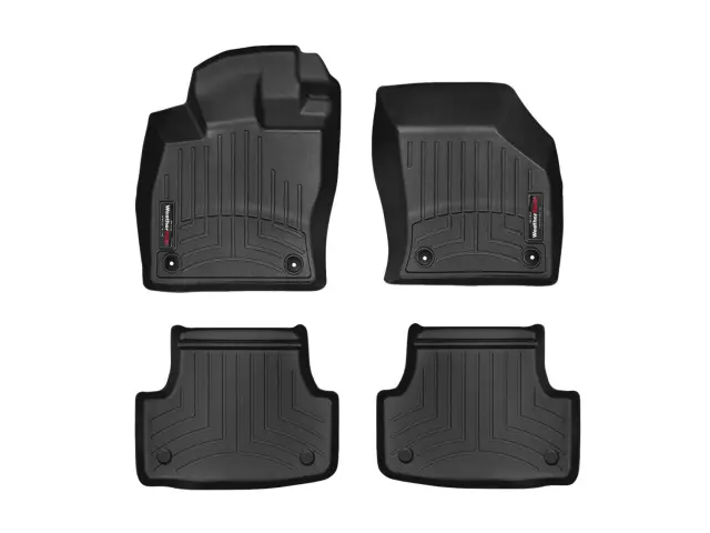4449612 - Accessories: Front &amp; Rear Black FloorLiner™ DigitalFit® for WeatherTech Image
