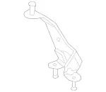 2223200035 - Springs, Suspension and Hydraulics: Mounting Plate for Mercedes-Benz Image