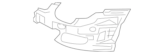 2198800352 - Body: Outer Reinforced for Mercedes-Benz Image