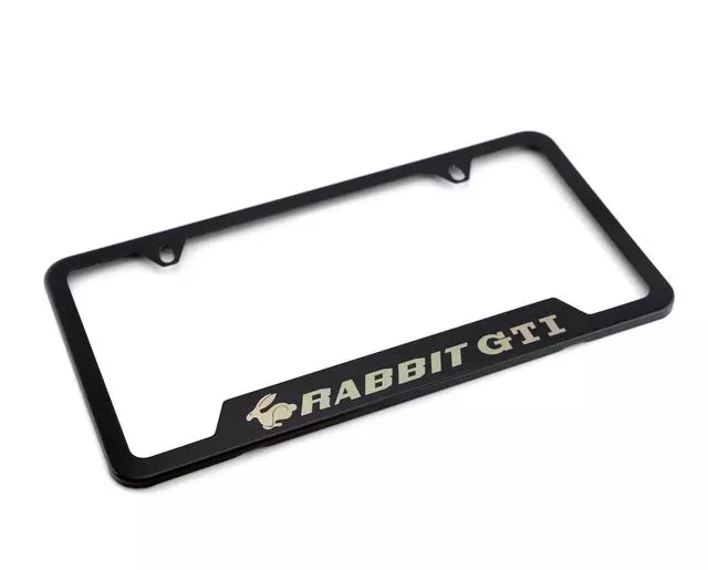 Rabbit Gti License Plate Frame Kit - Volkswagen (5G0-087-700)
