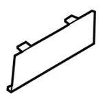 HC3Z25237W24AB - Body: Bezel for Ford Image