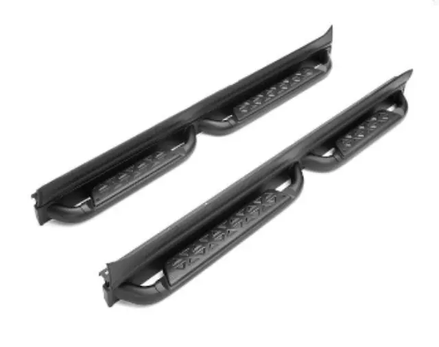 K5F37AC000 - : 2022 2023 Hyundai Santa Cruz Left &amp; Right Dual Assist Steps Running Boards Set Black for Hyundai: Santa Cruz Image