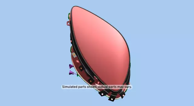 20909412 - : Carbon Flash Metallic Passenger Side Headlamp for GM Image