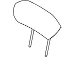AL3Z15611A08A - Body: Headrest, Outer for Ford: F-150 Image