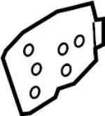 767184GA0B - Body: Outer Wheelhouse Rear Extension for INFINITI: Q50 Image