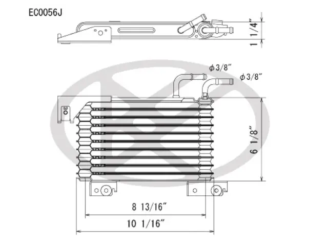 EC0056 - : Koyorad Automatic Transmission Oil Cooler for Koyo Image