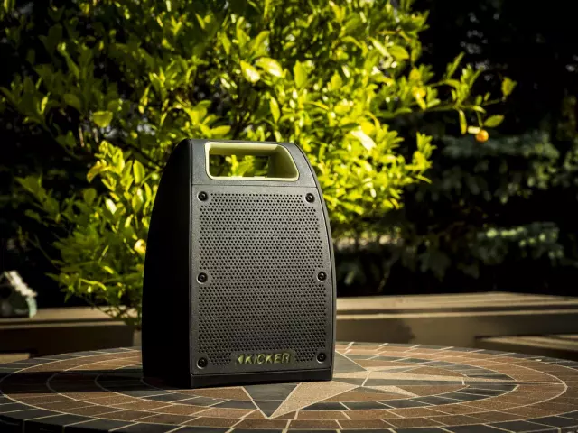 VHL3Z18808B - Electronics: Audio, Portable Bluetooth Speaker for Ford: C-Max, E-150, E-250, E-350 Super Duty, E-450 Super Duty, EcoSport, Edge, Escape, Expedition, Explorer, Explorer Sport Trac, F-150, F-250 Super Duty, F-350 Super Duty, F-450 Super Duty, F-550 Super Duty, Fiesta, Flex, Focus, Fusion, Mustang, Ranger, Taurus, Taurus X, Transit Connect, Transit-150, Transit-250, Transit-350, Transit-350 HD | Lincoln: Aviator, Continental, Corsair, Mark LT, MKC, MKS, MKT, MKX, MKZ, Nautilus, Navigator, Town Car Image