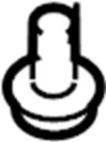 85099AG001 - : Bumper Cover Grommet for Infiniti Image