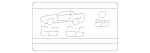 1705840039 - Tools and Accessories: Plate for Mercedes-Benz: SLK230, SLK320 Image