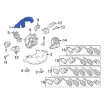 AM5Z3530AA - Steering: Upper Column Cover for Ford: Transit Connect Image