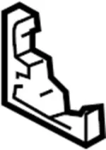 805340P000 - Body: Lock Rod Holder for Infiniti Image