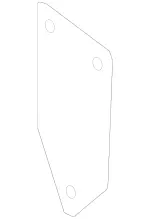 2536162900 - Substructure: Circumferential Seal for Mercedes-Benz: GLC300, GLC43 AMG, GLC63 AMG, GLC63 AMG S Image