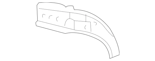 2166360238 - Side Panels: Strut for Mercedes-Benz: CL550, CL600, CL63 AMG, CL65 AMG Image image