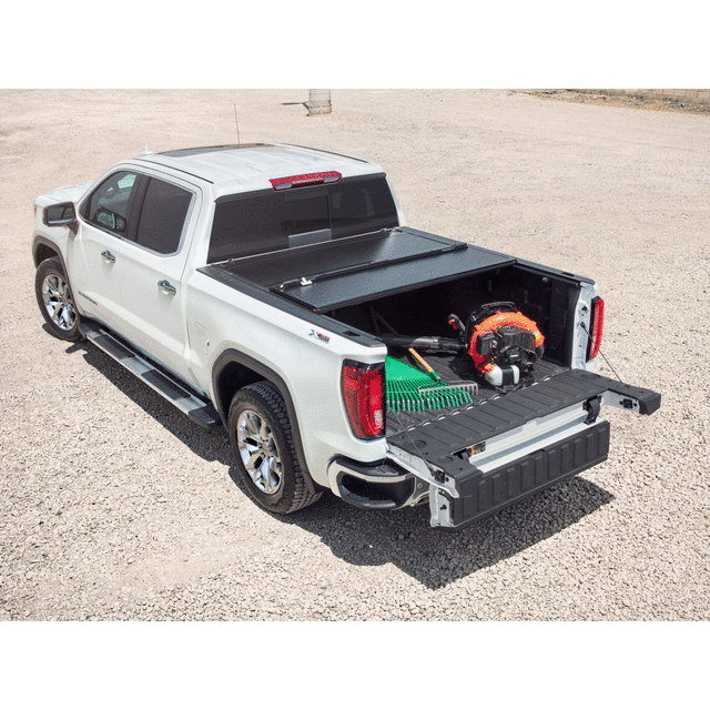 Bed Tonneau Cover By Revandreg;, Hard Tri-Fold - GM (19433570)