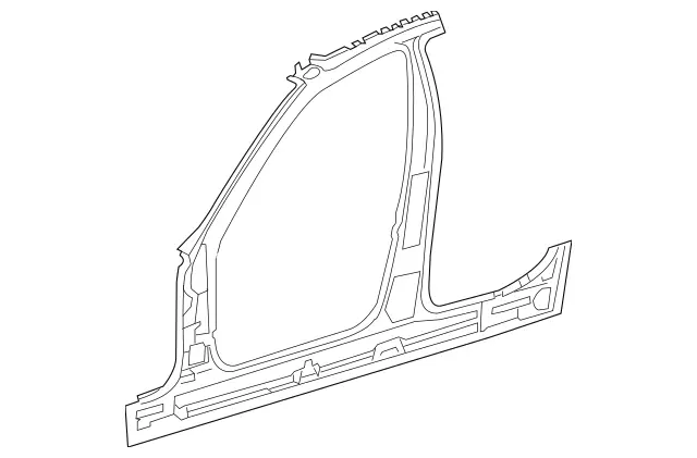 2196301701 - Body: Inner Panel for Mercedes-Benz Image