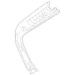 16674033008N84 - : Side Trim for Mercedes-Benz Image