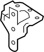 28070EH110 - Electrical: DVD Unit Front Bracket for Infiniti Image