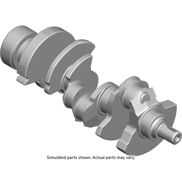 12555637 - Engine: Crankshaft for Chevrolet: Astro, Blazer, Express 1500, Express 2500, S10, Silverado 1500, Silverado 1500 Classic | GMC: Jimmy, Safari, Savana 1500, Savana 2500, Savana 3500, Sierra 1500, Sierra 1500 Classic, Sonoma | Oldsmobile: Bravada Image