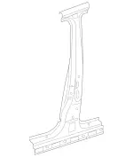 2046372024 - Side Walls: Pillar for Mercedes-Benz Image