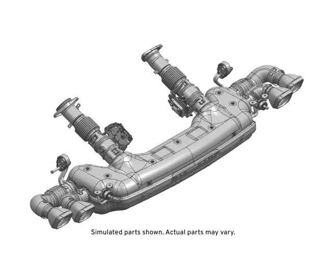 85047977 - Exhaust: Muffler &amp; Pipe for GM Image