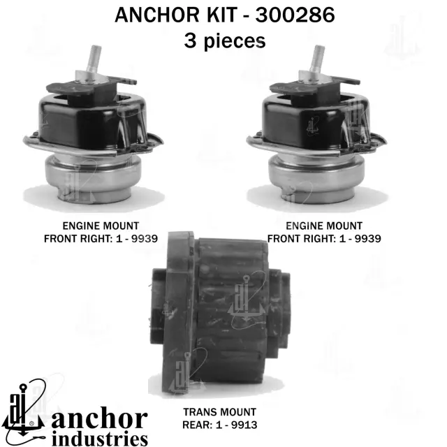300286 - Engines &amp; Components: Anchor Engine Mount Kit for Anchor Image