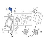 JL1Z78611A08DD - Body: Headrest for Ford: Expedition Image