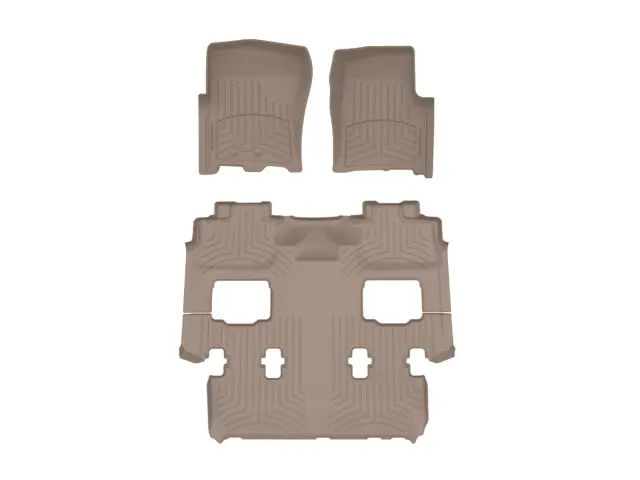 4535314510402IM - Body: Tan  FloorLiner™ HP, 1st &amp; 2nd Row for WeatherTech Image