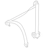 906860228564 - Electrical: Belt &amp; Retractor for Mercedes-Benz Image