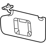 BG1Z5404105BA - Body: Sun-visor for Ford: Taurus Image