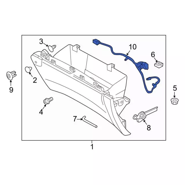 Switch And Wire Assembly Control - Ford (FT4Z-14413-C)