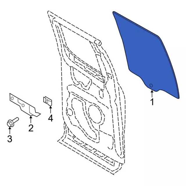 Door Glass - Ford (ML3Z-1829701-C)