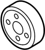 210511LA1B - : Engine Cooling Fan Clutch Pulley for Infiniti Image