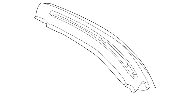 2136401100 - Rear End: Rear-End Center Section for Mercedes-Benz: E300, E350, E43 AMG Image image