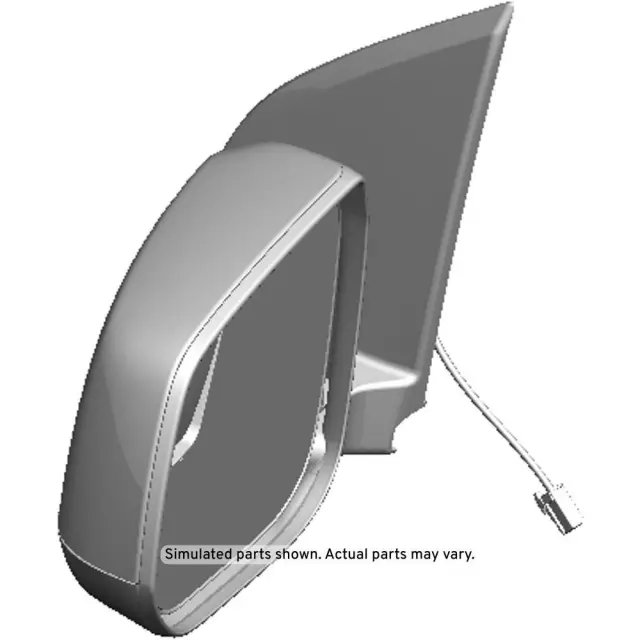 Kool Vue Passenger Side Mirror GM66ER – Power Adjust, Manual Fold – Direct Fit For Colorado/Canyon 2004–2012 Extended/Crew Cab – Textured Black