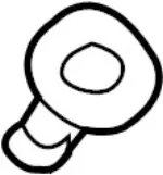 7684835F10 - : Pillar Molding Grommet for INFINITI: G35, G37, Q60 Image