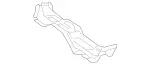 1726101220 - Substructure: Crossmember, Driver Seat for Mercedes-Benz Image