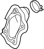 48950AM600 - Steering: Column Cover for Infiniti Image image