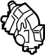 277321MA1A - HVAC: Actuator for Infiniti Image