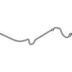 GD9Z16916A - Body: Release Cable for Lincoln: Continental Image