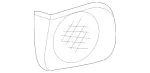 20373701881A26 - Body: Speaker Grille for Mercedes-Benz Image