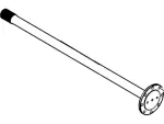 EU9Z4234C - : Shaft Assembly Rear Axle for Ford Image