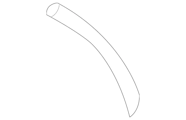 1247820796 - Sliding Roof: Hose for Mercedes-Benz: 190, 190D, 190E, 200, 200D, 300CE, 300D, 300E, 300TD, 300TE, 400E, 500E, C220, C230, C240, C280, C32 AMG, C320, C350, C43 AMG, C55 AMG, CL500, CL55 AMG, CLK430, CLK63 AMG, E420, E430, S430, S55 AMG Image image