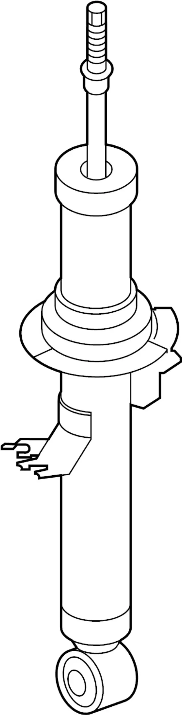 E6C011BD0KNW - Suspension: Value Advantageâ„¢ COMPLETE STRUT ASSY WITH SPRING / MT, LH for INFINITI: EX35, EX37, QX50 Image