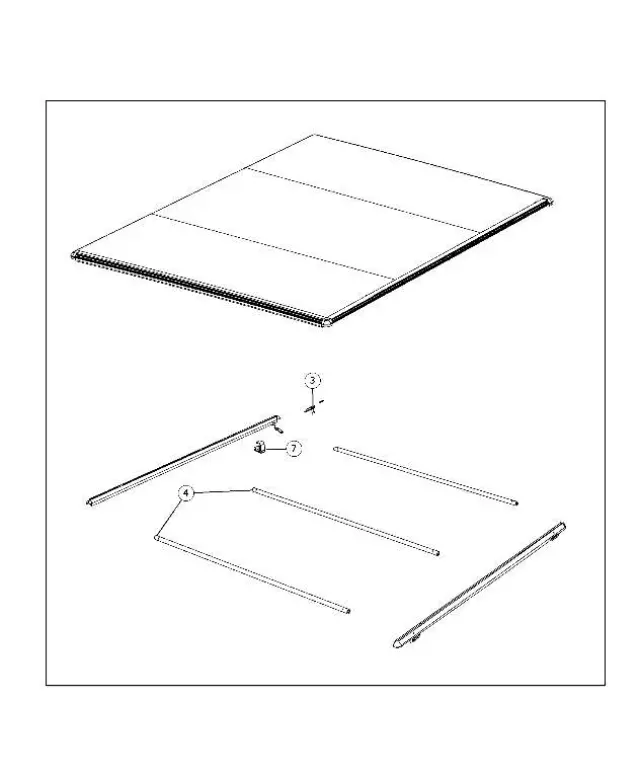 68161073AA - : Tonneau Cover Bow for Mopar Image