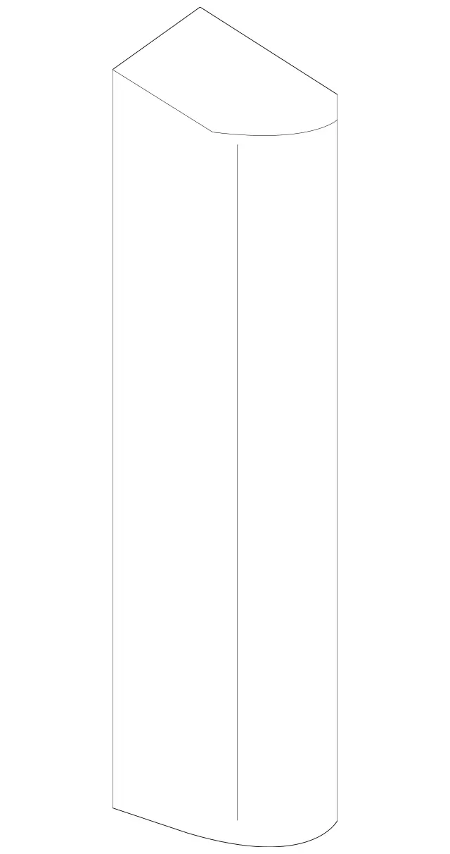 2306970015 - Covering and Lining: End Piece for Mercedes-Benz: SL500, SL55 AMG, SL550, SL600, SL63 AMG, SL65 AMG Image image