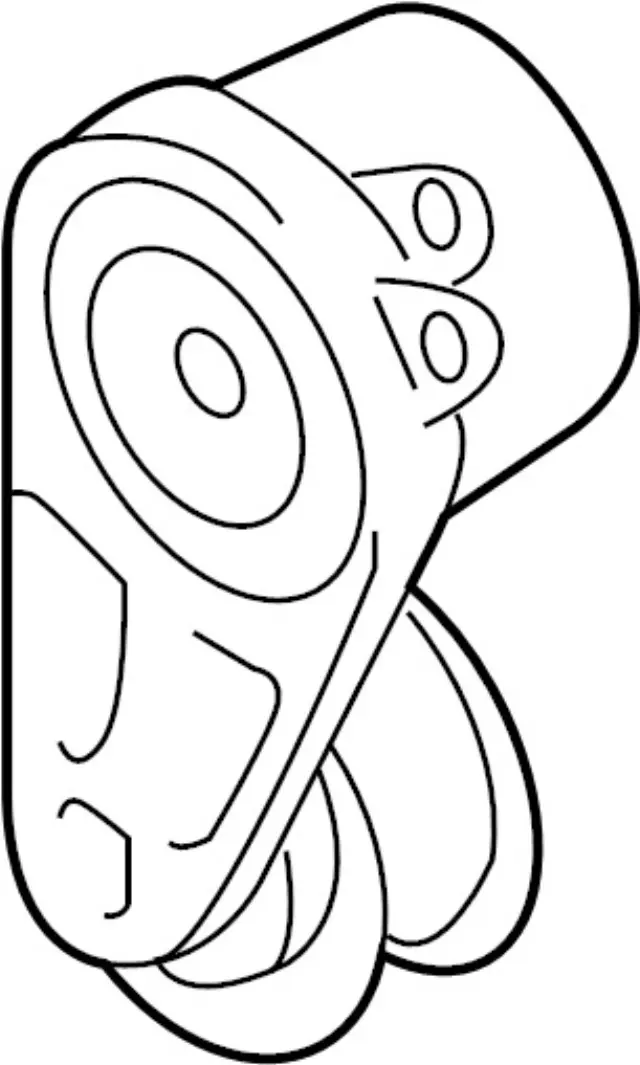 Accessory Drive Belt Tensioner Assembly - Infiniti (119551EA9D)