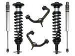 K93082T - : 2015-2020 FORD F150 4WD 0-2.63" STAGE 2 SUSPENSION SYSTEM W TUBULAR UCA for ICON Vehicle Dynamics Image