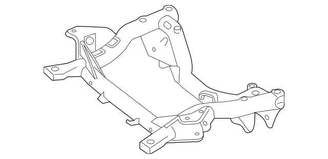 2046280657 - Front-End Assembly, Front Panel: Integral Carrier for Mercedes-Benz: C250, C300, C350, C63 AMG, E550 Image image